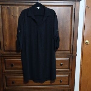 Cato Charcoal Shirt Dress